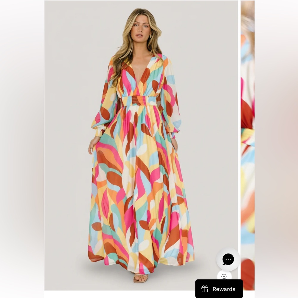 NWT Baltic Born Colorful Maxi Dress